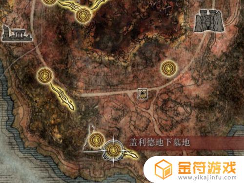 艾尔登法环盖利德地下墓室拉杆 艾尔登法环截图