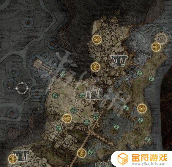 艾尔登法环八个灯塔 艾尔登法环地图