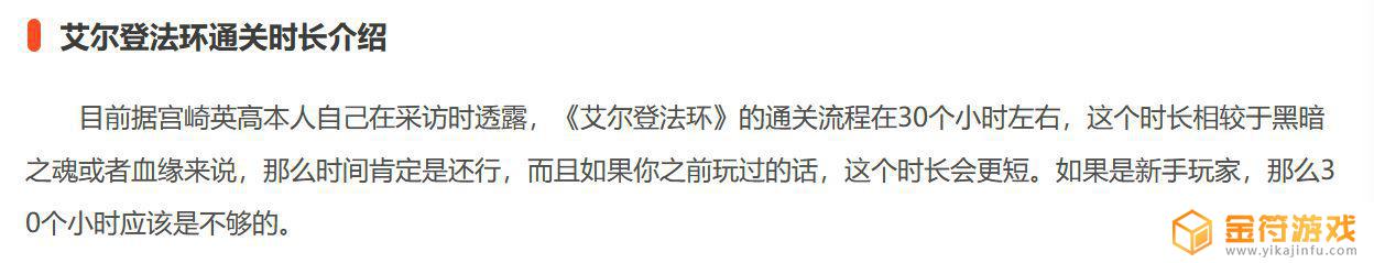 艾尔登法环大概够玩多久 艾尔登法环在哪玩