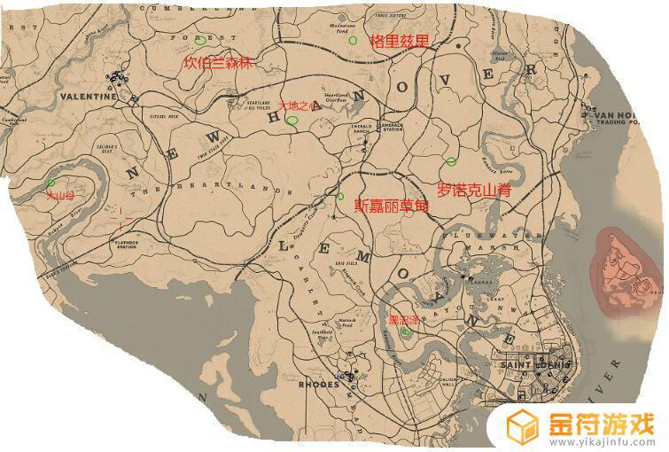 荒野大镖客2马掌望台营地位置 荒野大镖客2马掌望台营地在哪里