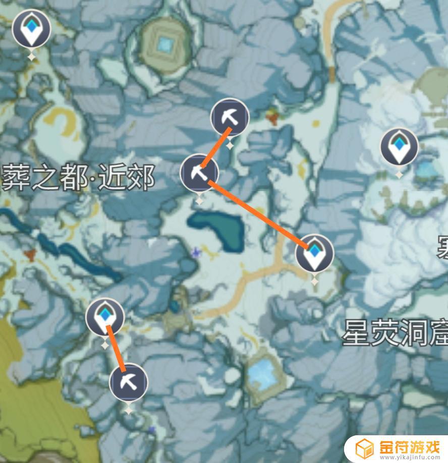 原神星银矿石采集路线大量 原神星银矿石采集路线图