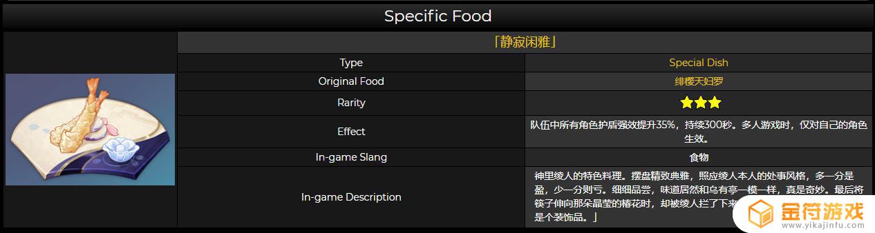 原神绫人特殊料理 原神绫人特殊料理怎么获得