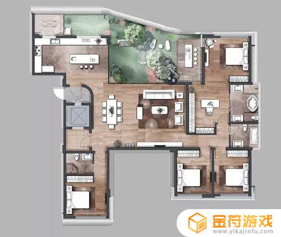 大平层住宅户型图 大平层住宅户型图大全