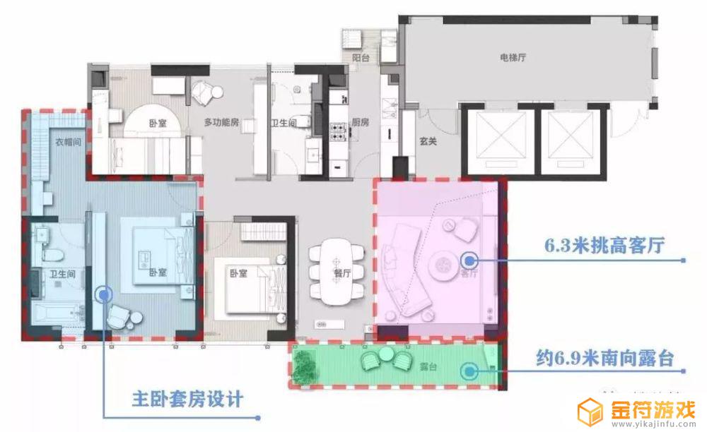 大平层住宅户型图 大平层住宅户型图大全