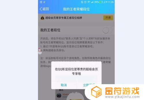 qq等级旁边的王者荣耀图标 qq等级前面的王者荣耀图标