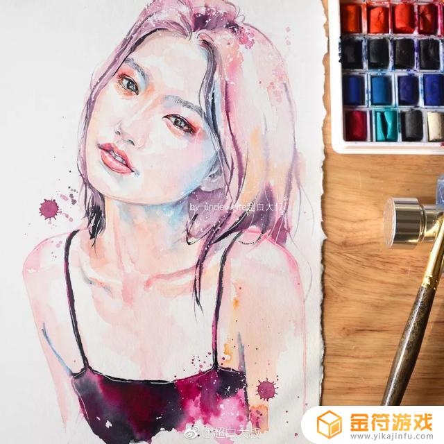 抖音上超简单的水彩画(抖音上超简单的水彩画怎么做)