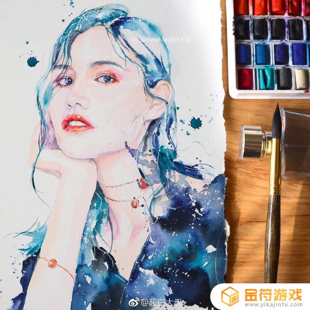 抖音上超简单的水彩画(抖音上超简单的水彩画怎么做)