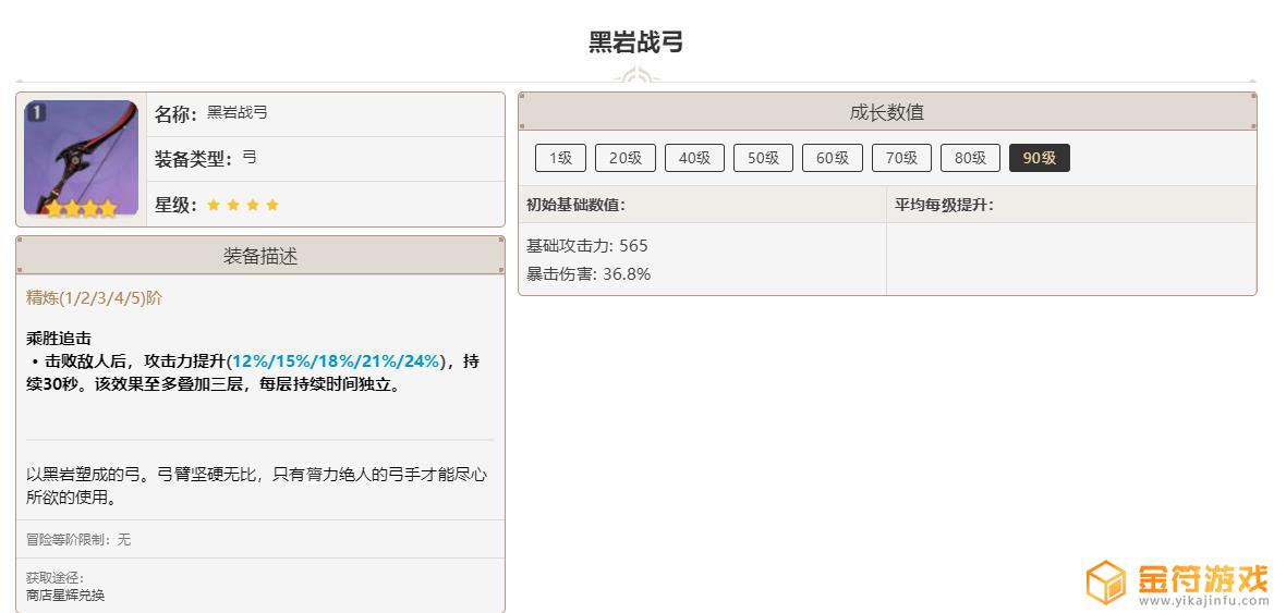 原神什么弓箭加爆伤 原神手游3.3更新有哪些适合爆伤加成的武器