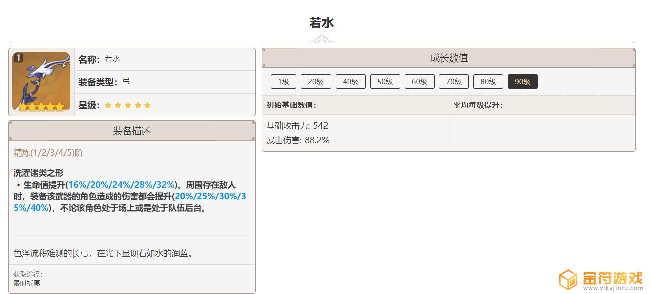 原神什么弓箭加爆伤 原神手游3.3更新有哪些适合爆伤加成的武器