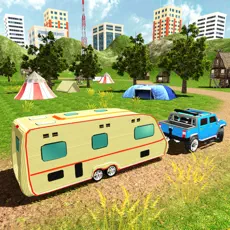 坎珀 面包车 卡车 停車處 RV 汽车 拖车 模拟器苹果版