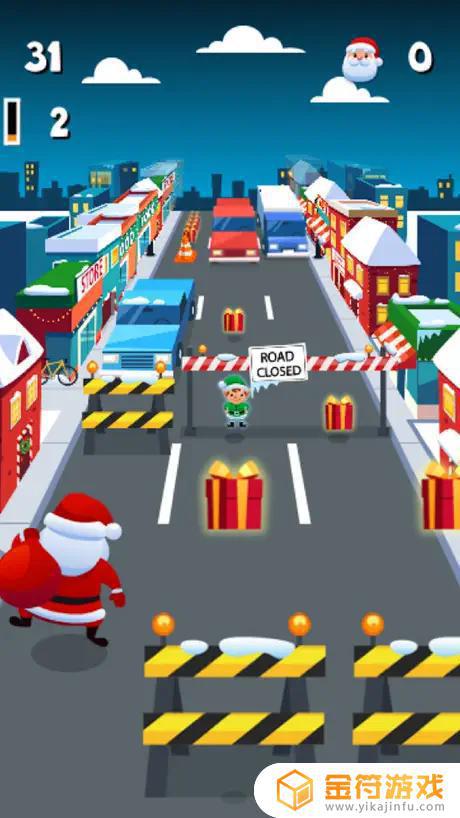 圣诞老人城市街头跑酷苹果手机版下载