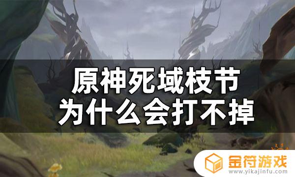 原神重击死域枝节 死域枝节打不掉怎么办请教高手指点