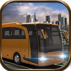 现代化的城市公交车司机3D苹果版