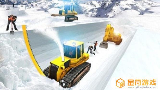 雪山挖掘机模拟器手机游戏