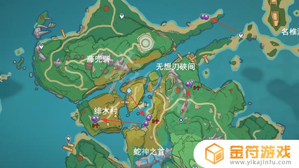 原神紫水晶位置 原神紫晶块采集路线攻略