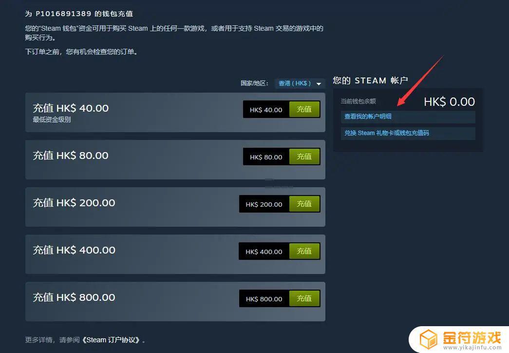 steam设置香港可以充值赚吗