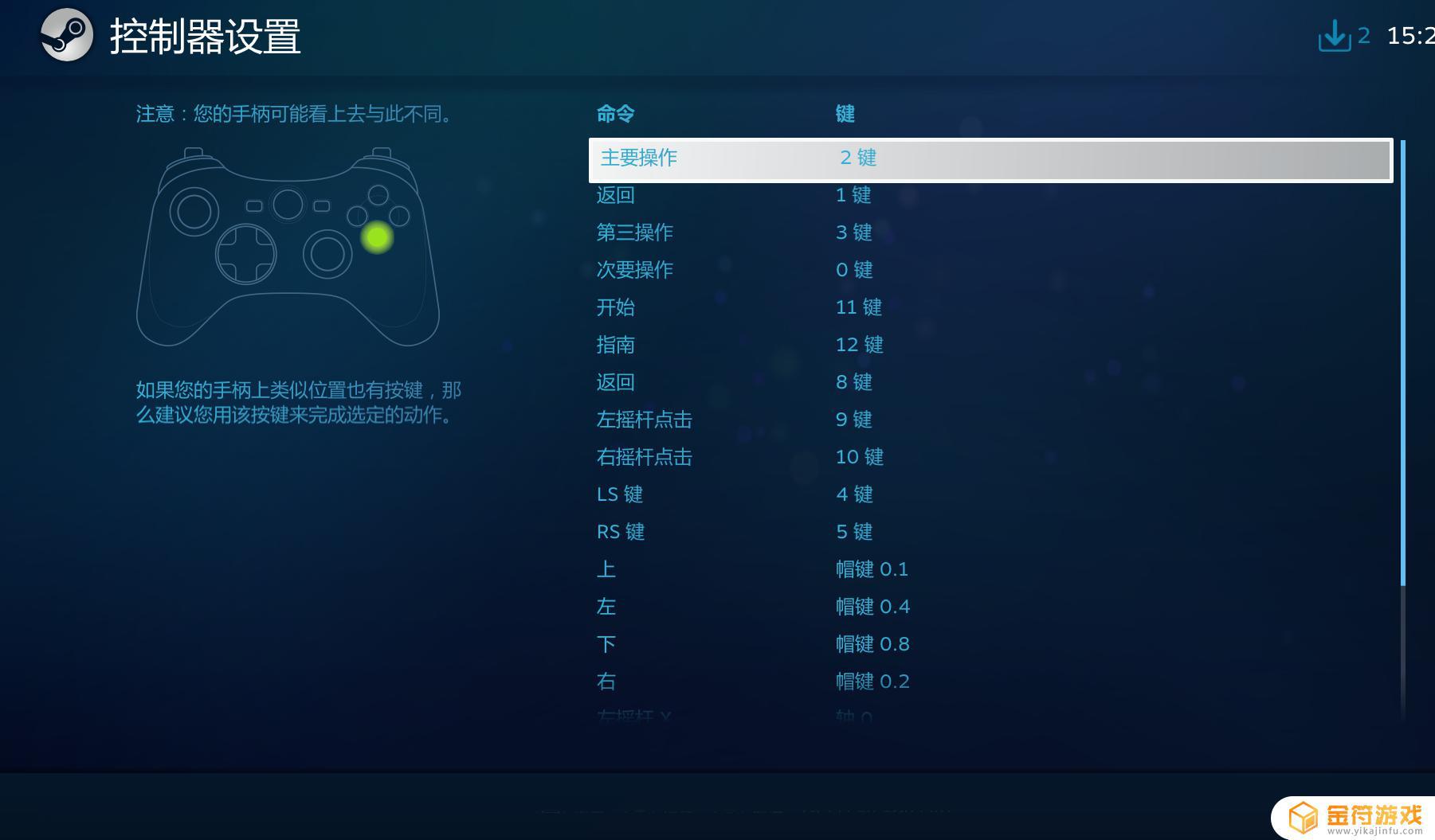 steam设置手柄键盘一起玩